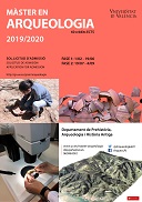 Master de Arqueologia 2019/2020